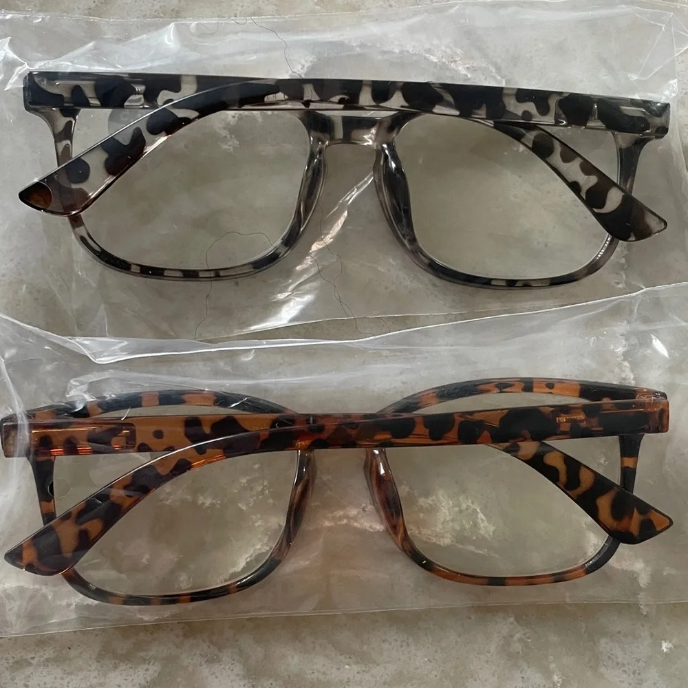NWT Two pairs readers 2.5 tortoiseshell blue light combination readers brown